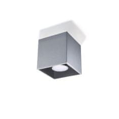 Sollux Stropní svítidlo QUAD 1 šedé 1xGU10 40W Sollux Lighting