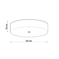 Sollux Stropní svítidlo SKALA 60 bílé 5xE27 60W Sollux Lighting