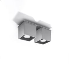 Sollux Stropní svítidlo QUAD 2 šedé 2xGU10 40W Sollux Lighting