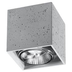 Sollux Stropní svítidlo VALDE beton 1xGU10 40W Sollux Lighting