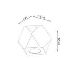 Sollux Stropní svítidlo WOODY 1 přírodní dřevo 1xGU10 40W Sollux Lighting