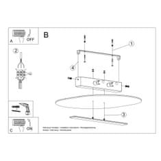 Sollux Stropní svítidlo SALIA 2xG9 40W Sollux Lighting