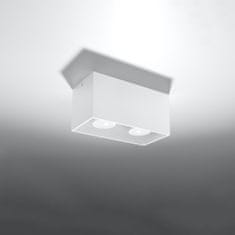 Sollux Stropní svítidlo QUAD bílé 2xGU10 40W Sollux Lighting