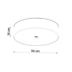 Sollux Stropní svítidlo SKALA 50 černé 5xE27 60W Sollux Lighting