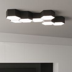 Sollux Stropní svítidlo SUNDE 11 černé 2xE27 60W Sollux Lighting