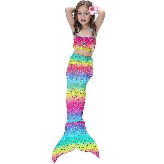 Surtep Kostým Mořská Panna Mermaid 3-pack Rainbow (vel. 150)