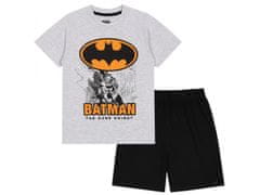 sarcia.eu Batman Chlapecké šedočerné pyžamo s krátkým rukávem, letní pyžamo 8 let 128 cm