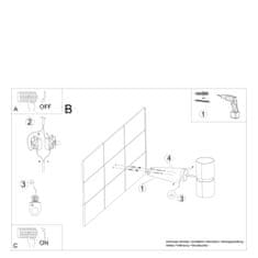 Thoro Nástěnné svítidlo KUKKIA černé 1xGU10/ES111 40W Thoro Lighting