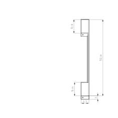 Thoro Nástěnné svítidlo SAPPO L bílé 3000K 1xLED 25W Thoro Lighting