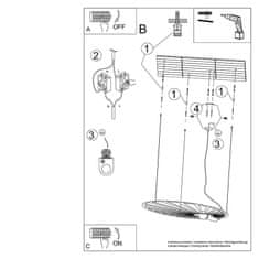 Thoro Závěsné svítidlo LEHDET bílé 1xE27 60W Thoro Lighting