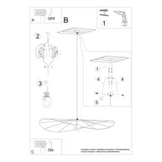 Thoro Závěsné svítidlo ESKOLA 110 černé 1xE27 60W Thoro Lighting