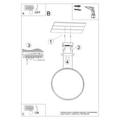 Thoro Závěsná lampa RIO 110 bílá 3000K 1xLED 70W Thoro Lighting