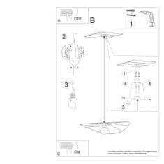 Thoro Závěsné svítidlo ESKOLA 70 černé 1xE27 60W Thoro Lighting