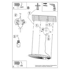 Thoro Závěsné svítidlo LEHDET černé 1xE27 60W Thoro Lighting