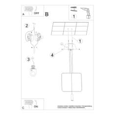 Thoro Závěsné svítidlo RANA 1 černé 1xGU10 40W Thoro Lighting