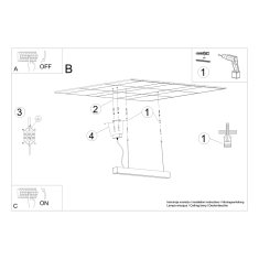 Thoro Závěsné svítidlo PINNE 67 šedé 1xLED 16W Thoro Lighting