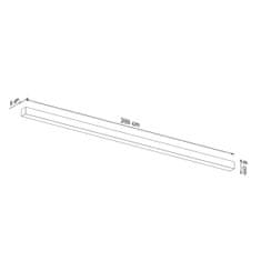 Thoro Stropní svítidlo PINNE 200 šedé 1xLED 50W Thoro Lighting