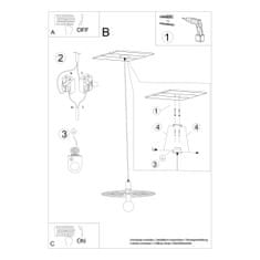 Thoro Závěsné svítidlo SIRKEL 45 černé 1xE27 60W Thoro Lighting