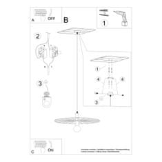 Thoro Závěsné svítidlo SIRKEL 60 černé 1xE27 60W Thoro Lighting