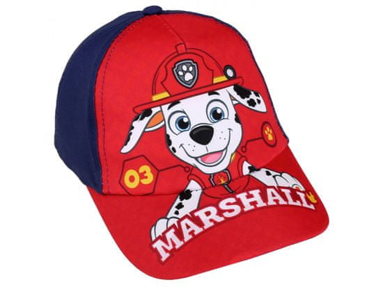 sarcia.eu Paw Patrol Marshall Chlapecká čepice, červená a tmavě modrá