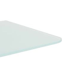 Vidaxl Nástěnná pisoárová zástěna 90 x 40 cm tvrzené sklo