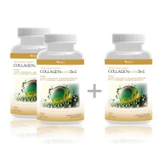 HERBAL WORLD COLLAGENworld 3in1 (2 + 1 zdarma) - Unikátní spojení: Mořský kolagen tripeptid, Kurkumovník dlouhý & Sezam černý, 90 kapslí