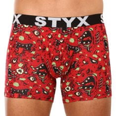 Styx Pánské boxerky long art sportovní guma zombie (U1451) - velikost XXL