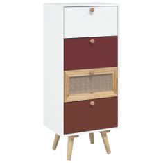 Vidaxl Skříň highboard se zásuvkami 40 x 30 x 95 cm kompozitní dřevo