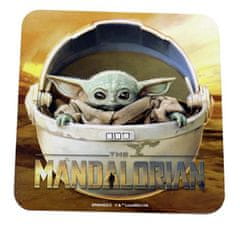 CurePink Dárkový set Star Wars|Hvězdné Války Tv seriál The Mandalorian: The Child (objem 315 ml)