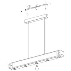 Eglo EGLO Závěsné svítidlo LAYHAM 43468