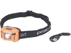 Extol Light Čelovka (43180) čelovka 100lm, nabíjecí, USB, 3W LED