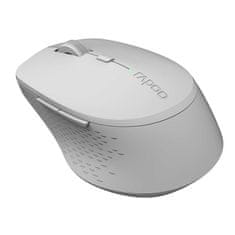Rapoo Počítačová myš M300 / optická/ 6 tlačítek/ 1600DPI - světle šedá
