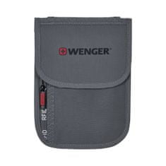 Wenger Travel Document RFID Neck Pouch, šedý