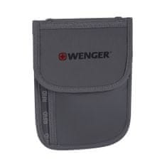 Wenger Travel Document RFID Neck Pouch, šedý