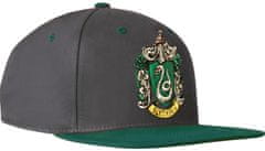 CurePink Kšiltovka - čepice snapback Potter: Zmijozel - Slytherin (nastavitelná)