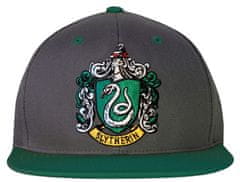 CurePink Kšiltovka - čepice snapback Potter: Zmijozel - Slytherin (nastavitelná)