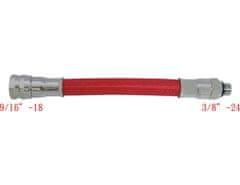 JTLine hadice LP k automatice, flexibilní, červená, opletená, 68cm / 27"