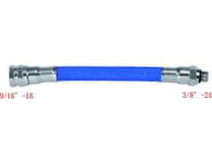 JTLine hadice LP k automatice, flexibilní, modrá, opletená, 91cm / 36"