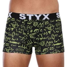Styx Pánské boxerky art sportovní guma fyzika (G1652) - velikost XL