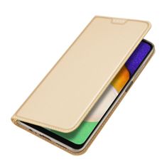 Dux Ducis Skin knížkové pouzdro na Samsung Galaxy A14 Gold