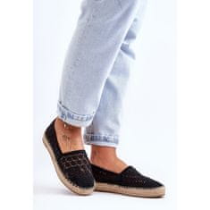 Dámské ažurové espadrilky Black One Lover velikost 39