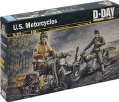 Italeri U.S. MOTORCYCLES WW2, Model Kit military 0322, 1/35