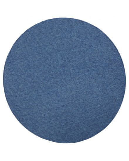 NORTHRUGS Kusový koberec Twin-Wendeteppiche 103100 blau creme kruh – na ven i na doma