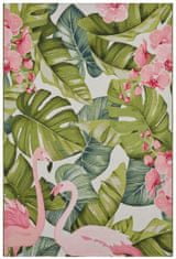 Hanse Home Kusový koberec Flair 105614 Tropical Flamingo Multicolored – na ven i na doma 80x165