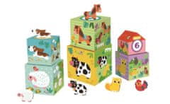 Dvěděti 2Kids Toys Kostky se zvířátky Farma