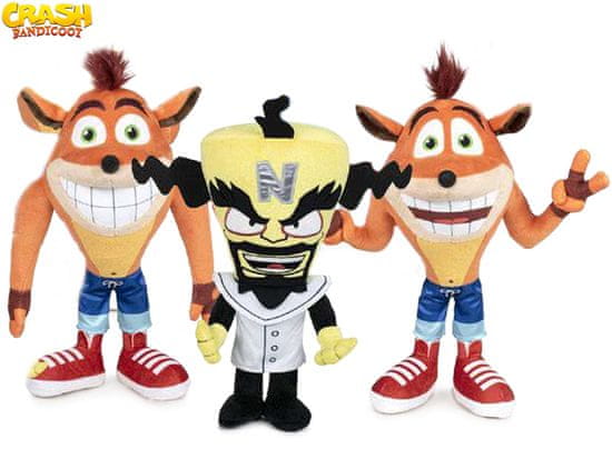 Crash Bandicoot plyšové postavy 21 cm