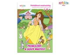 Pohádkové omalovánky: Princezny a její mazlíčci