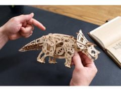 UGEARS 3d dřevěné mechanické puzzle triceratops