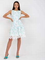 Gemini Dámské šaty 506985 1.26 bílo-mint - FPrice bílá s květinovým vzorem 42