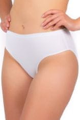 Bezešvé kalhotky Maxi Bikini bílé bílá S